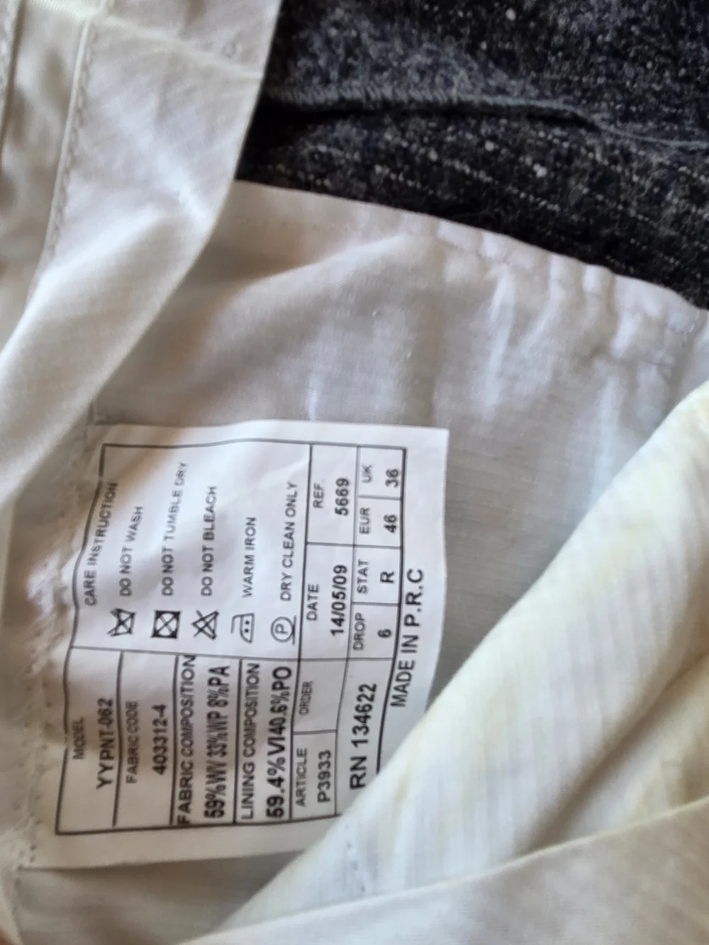 Suitsupply Washington Fit Suit Wool Alpaca 36R
